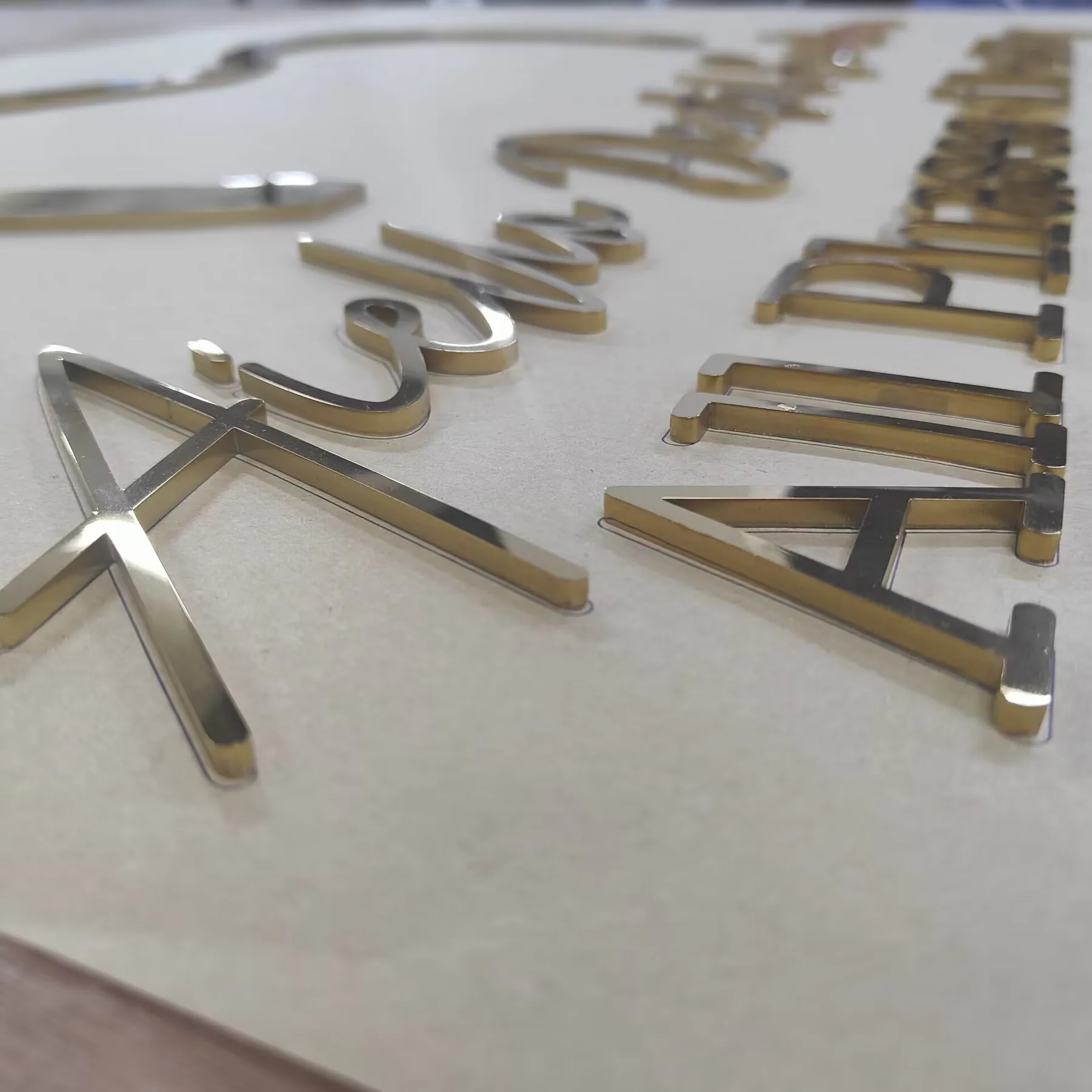 2D Metal Letters view 6
