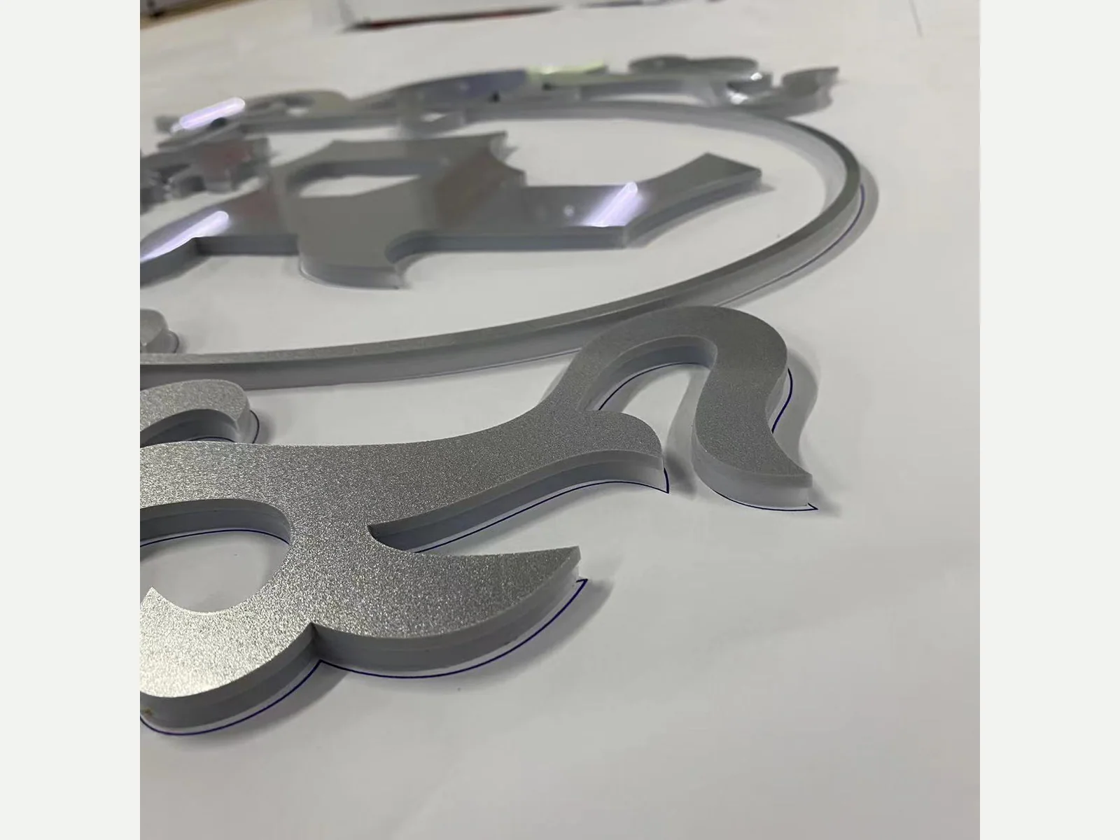2D Metal Letters view 12